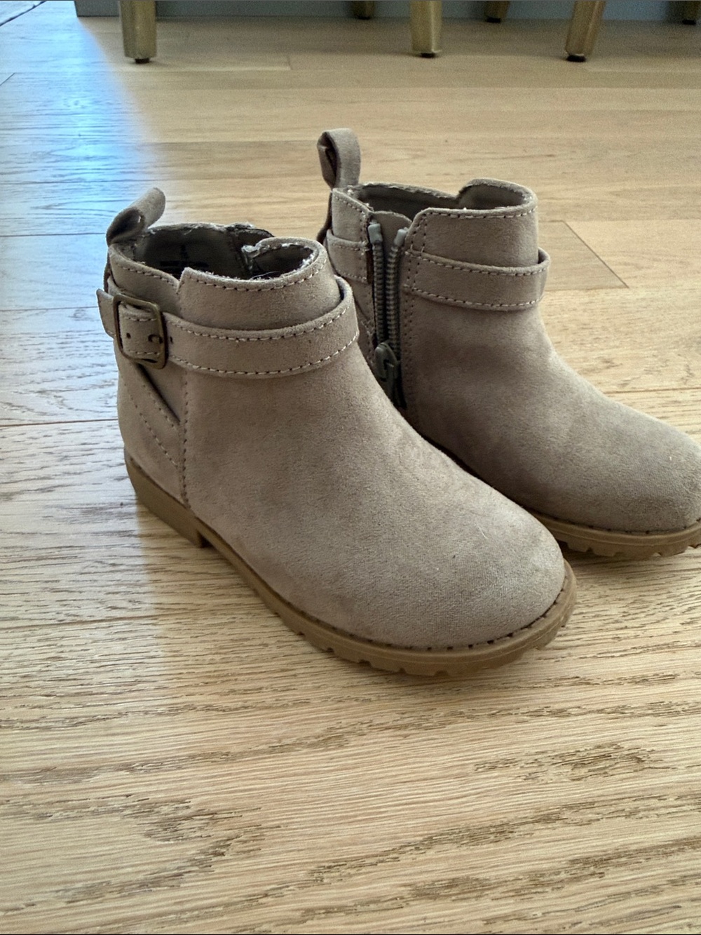 Old navy Kids Suede Ankle Boots in Taupe